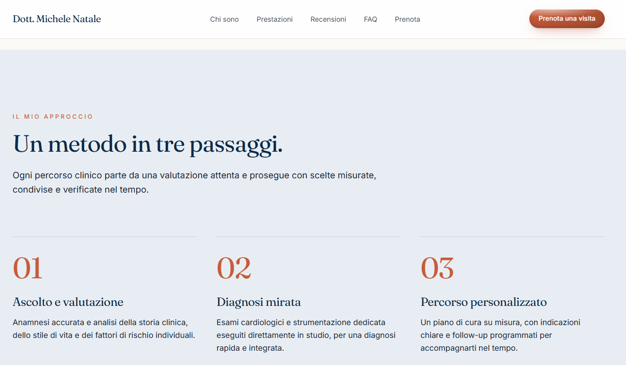 Sito vetrina screenshot 2